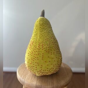 John Derian x Target Beaded Pear Pillow Velvet Limited Edition 2025 Decoupage